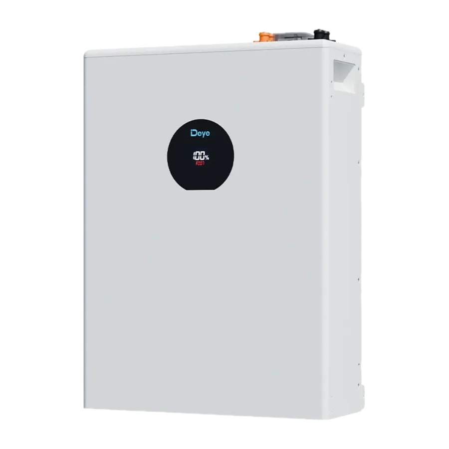 Батарея LiFePO4 Deye SE-F5 Pro-C 5,12 кВт·год з дисплеєм